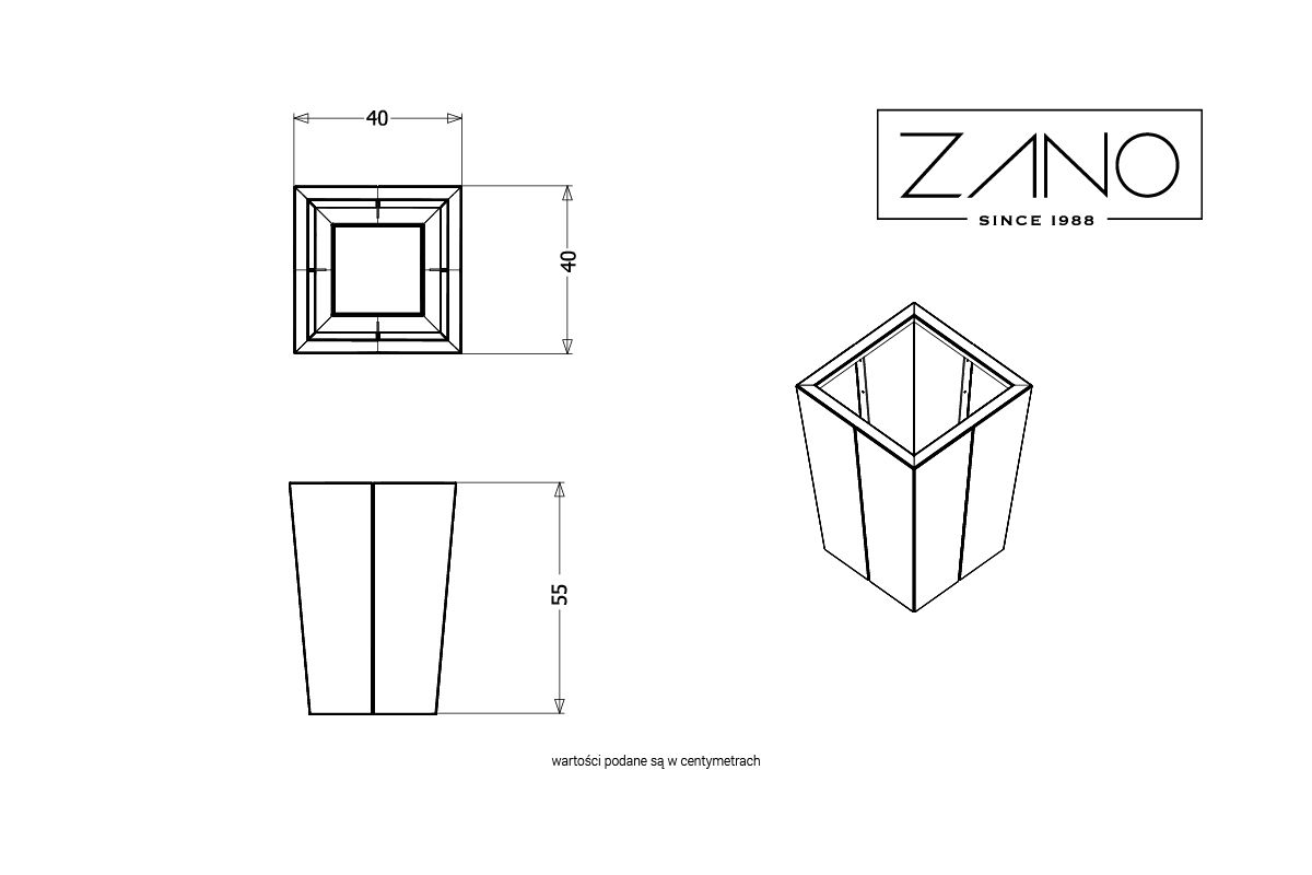 Jardinière Tulip 06.021.S | ZANO Mobilier urbain