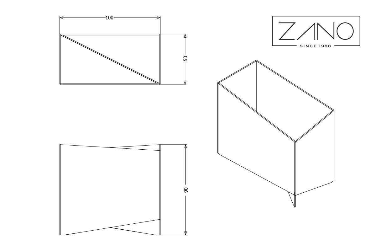 Jardinière Rock | ZANO Mobilier urbain