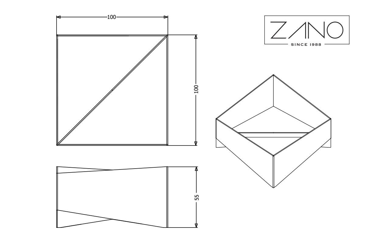 Jardinière Rock | ZANO Mobilier urbain
