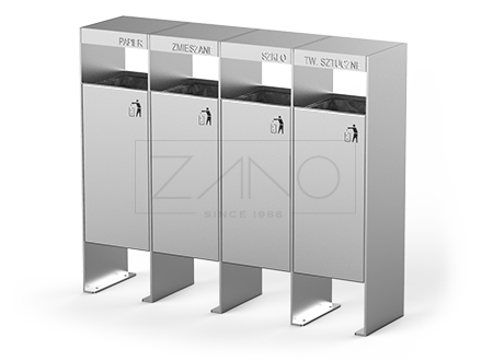 Kosz recyklingowy Simple 15.461