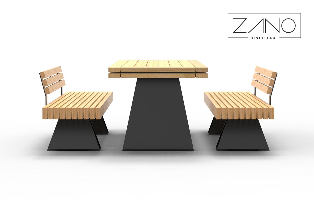 Outdoor dining tables for restaurant, gas stations