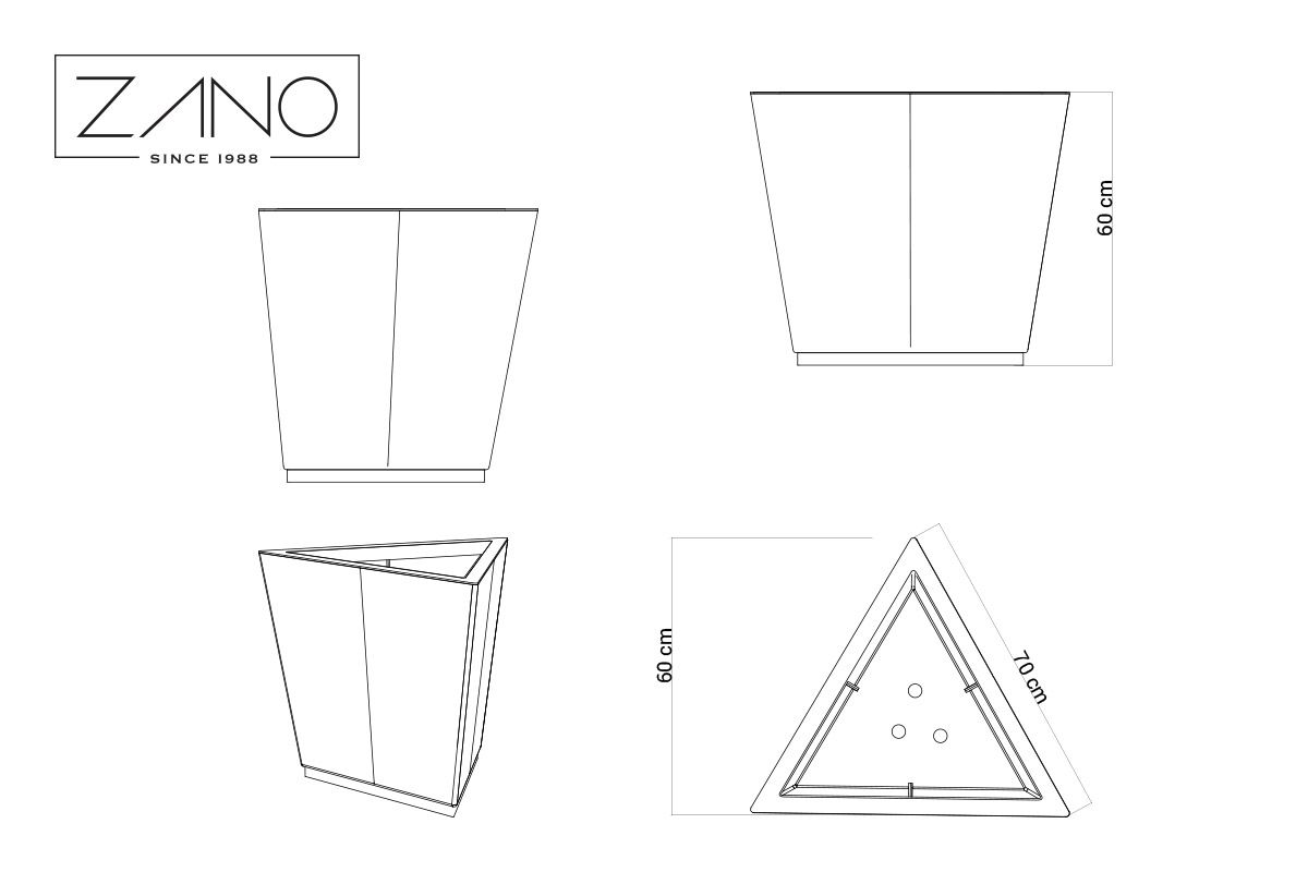 Jardinière IVO | ZANO Mobilier urbain