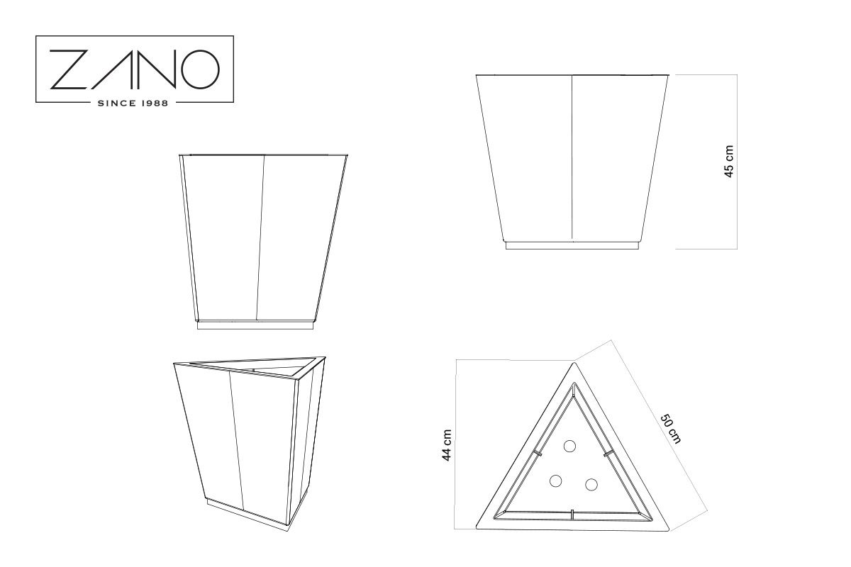 Jardinière IVO S| ZANO Mobilier urbain