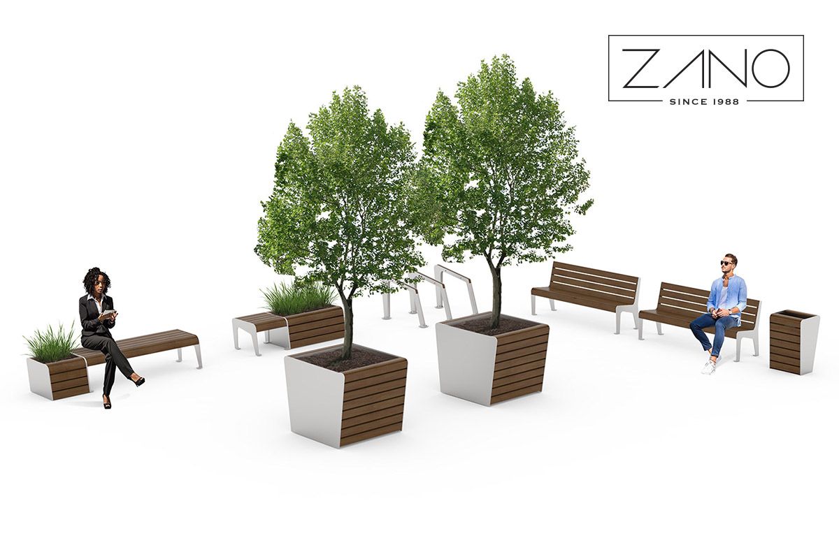 Jardinière Soft  L | ZANO Mobilier urbain