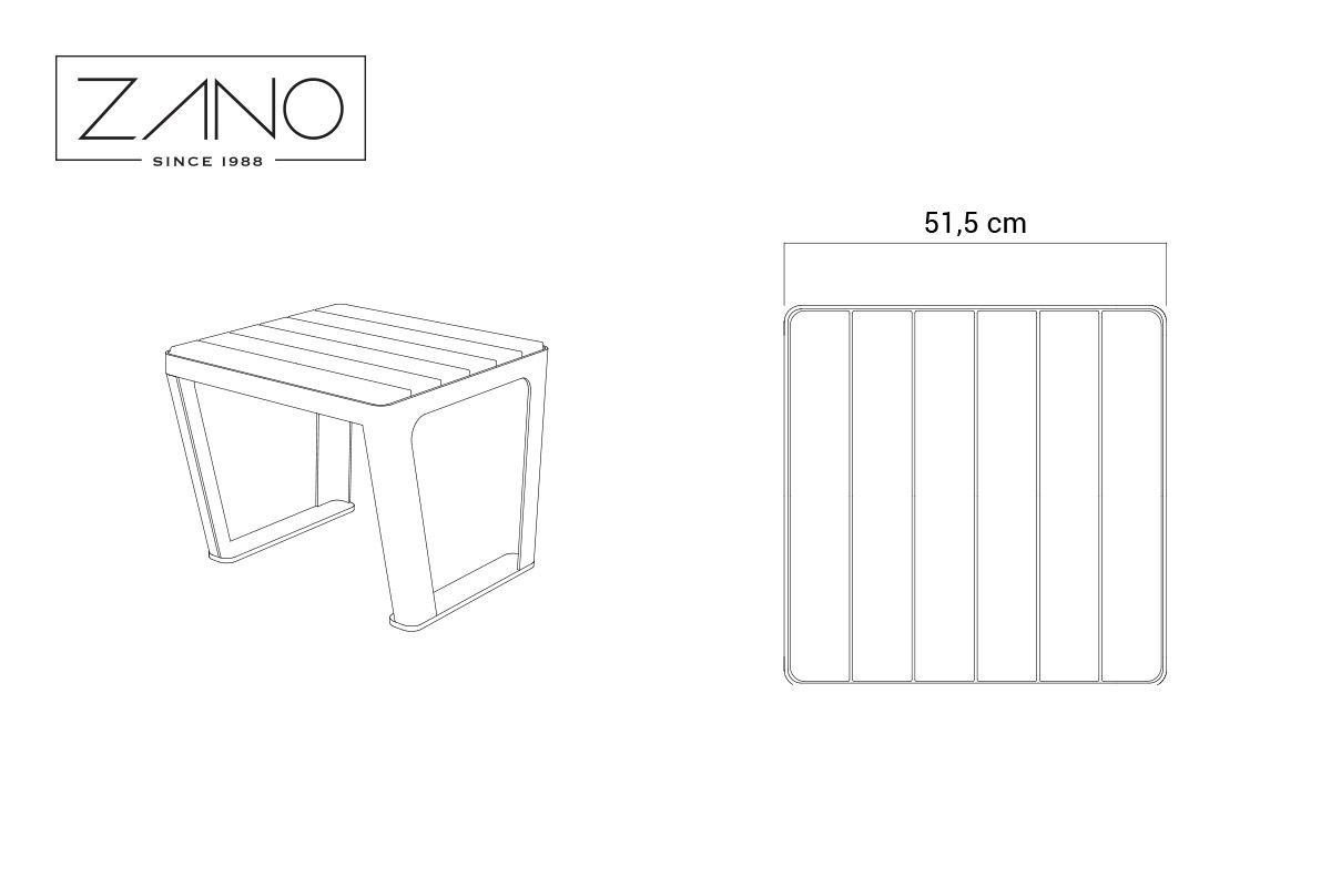 Siège Scandik 02.146 dimensions