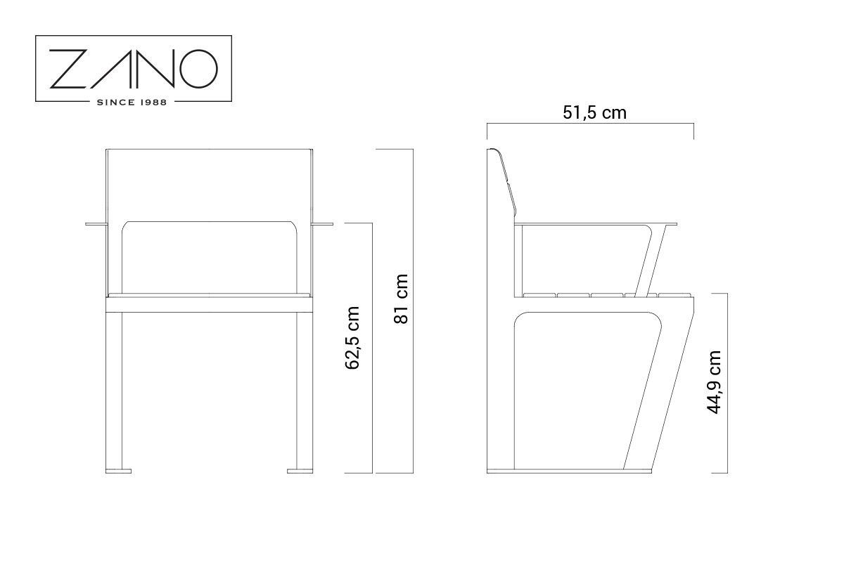 Fauteuil Scandik | ZANO Mobilier urbain