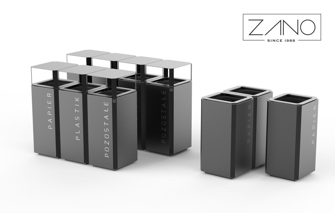 Stilo Recycling Bin 15.448.1 | Stilo Line Litter Bins