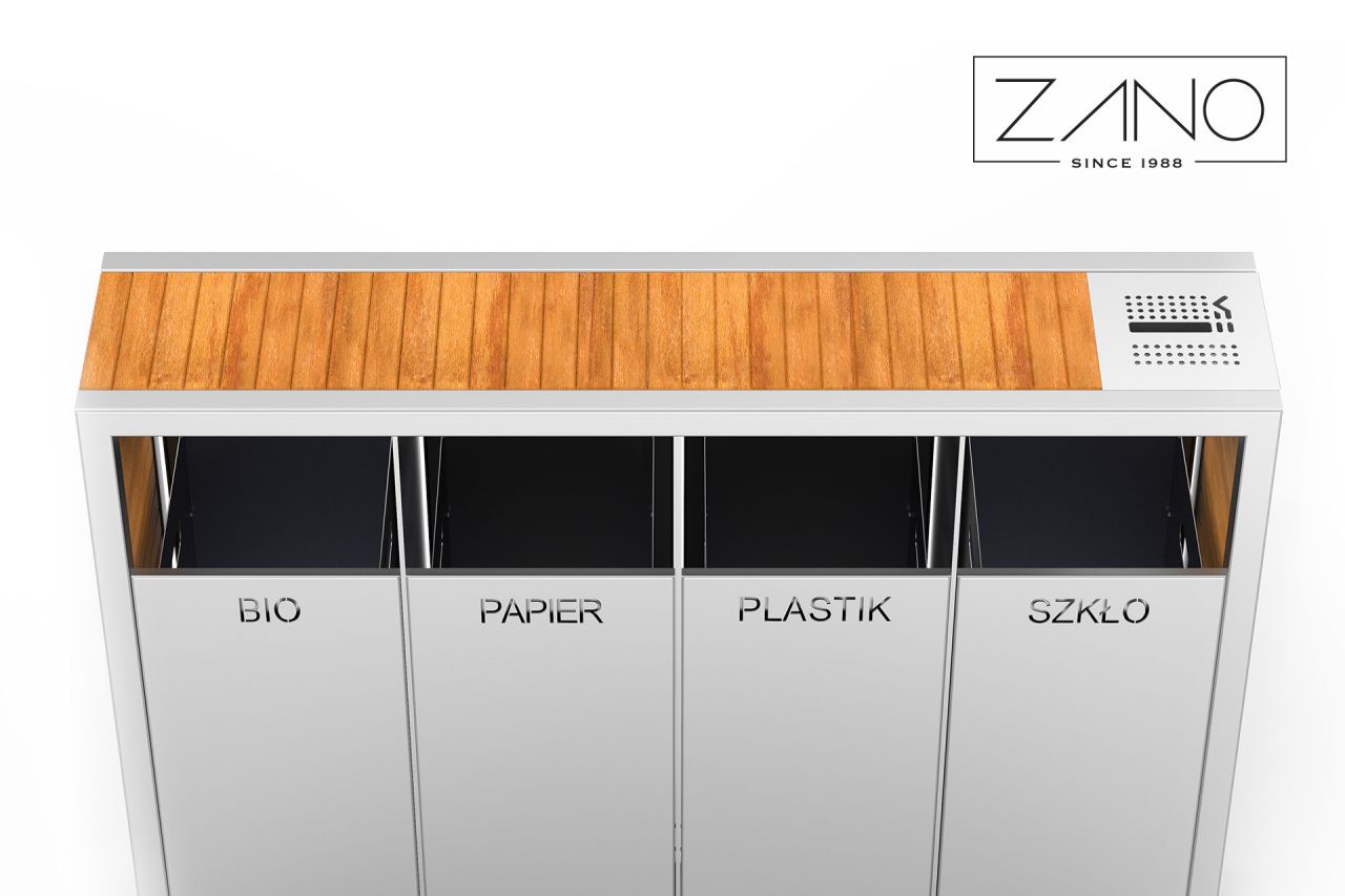 Pavo Litter Bin with Ashtray 15.463.2 | Detail