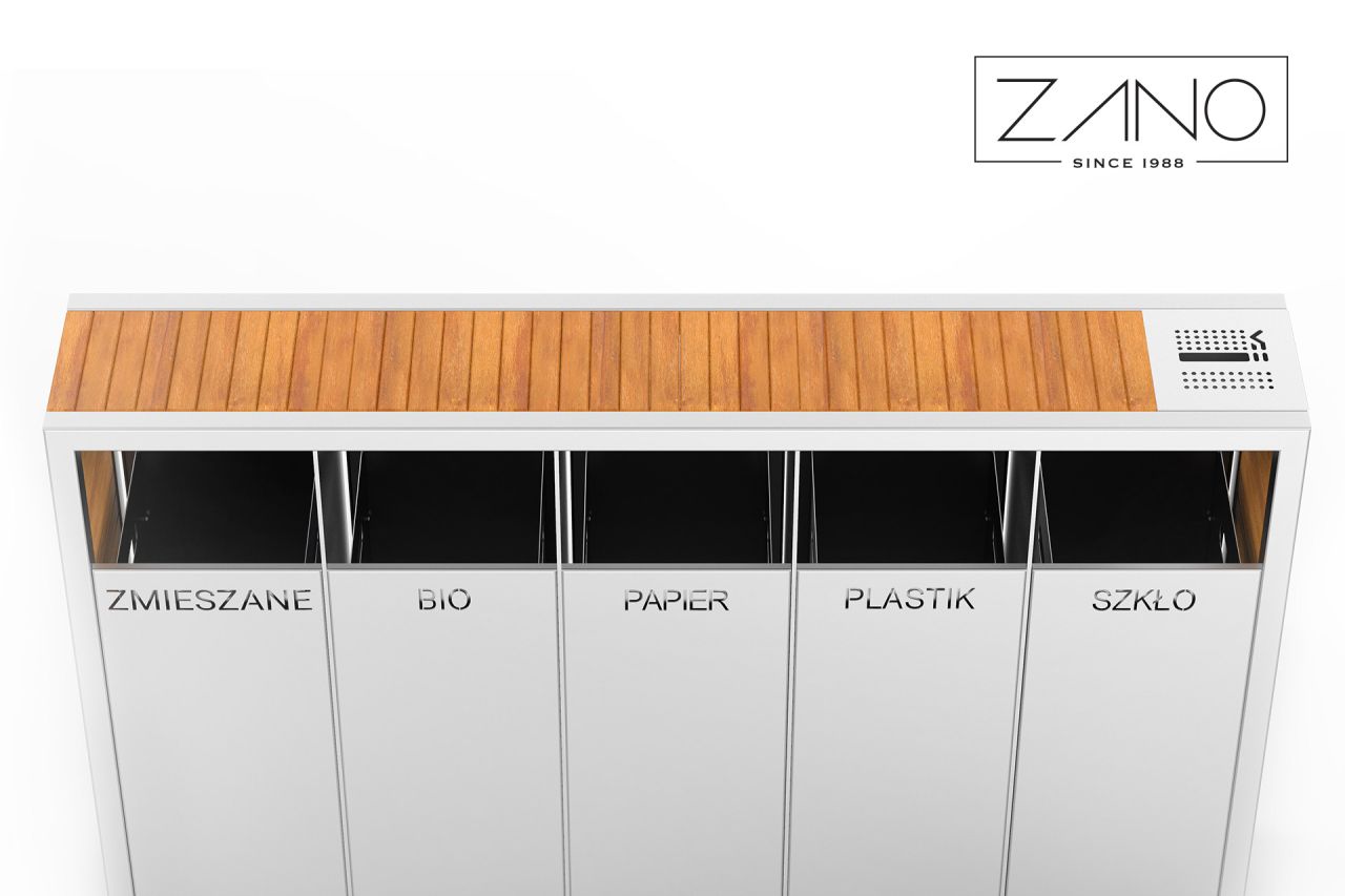 Pavo Litter Bin with Ashtray 15.563.2 | Detail
