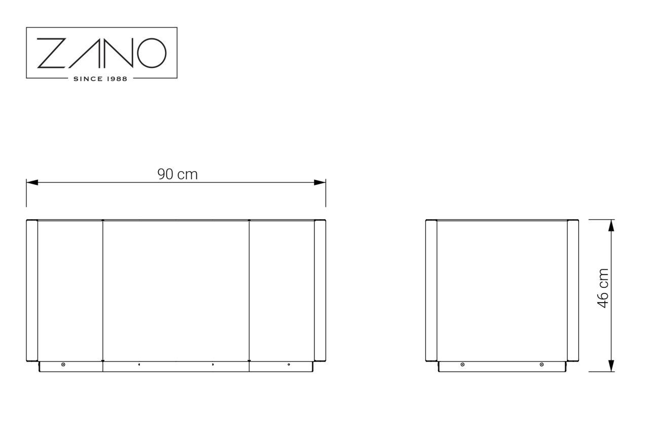 Donica Stilo 06.048.M | Wymiary