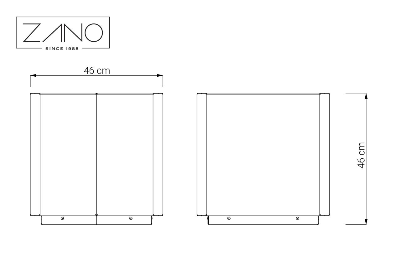 Donica Stilo 06.048.S | Wymiary