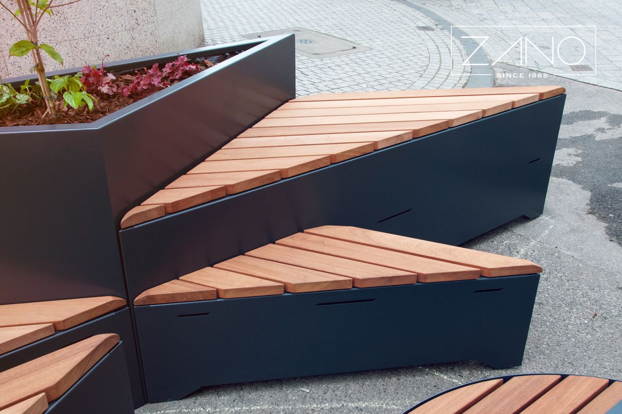 Modułowe meble miejskie Origami od ZANO