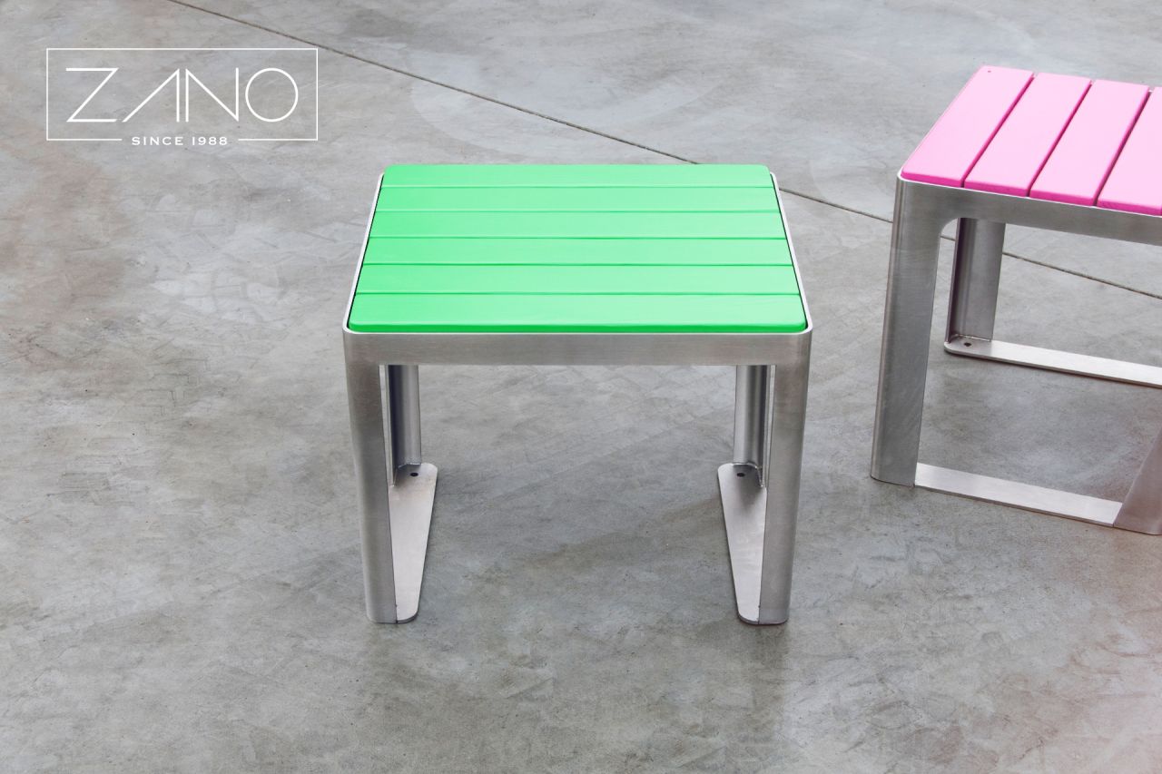 Scandik 02.146 | stainless steel and painted wood