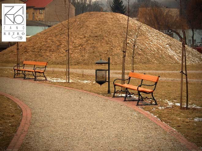 kosze oraz ławki parkowe i plantowe